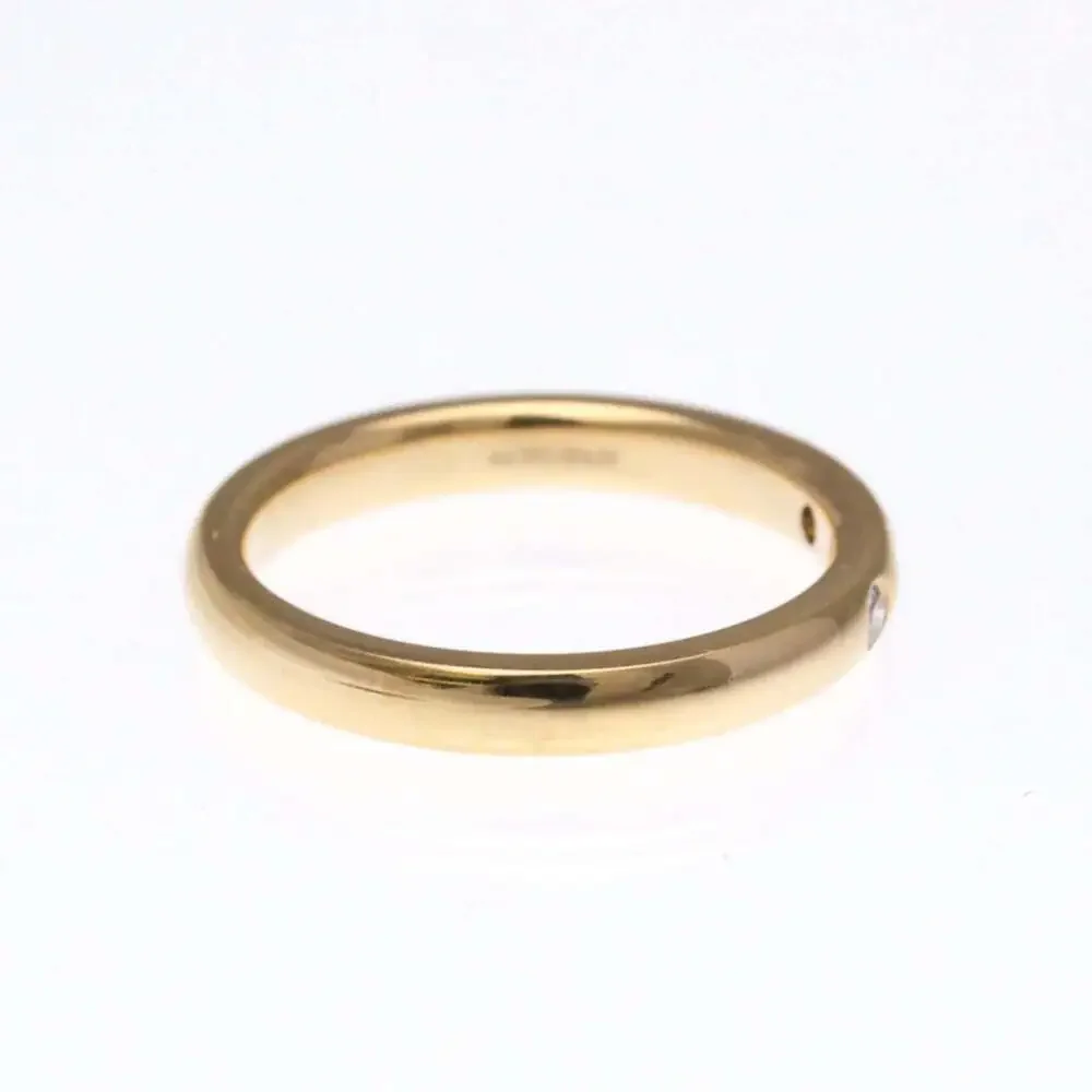 TIFFANY 18k Gold Diamond Ring
